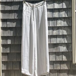 Zimmermann Polka Dot Wide Leg Pants